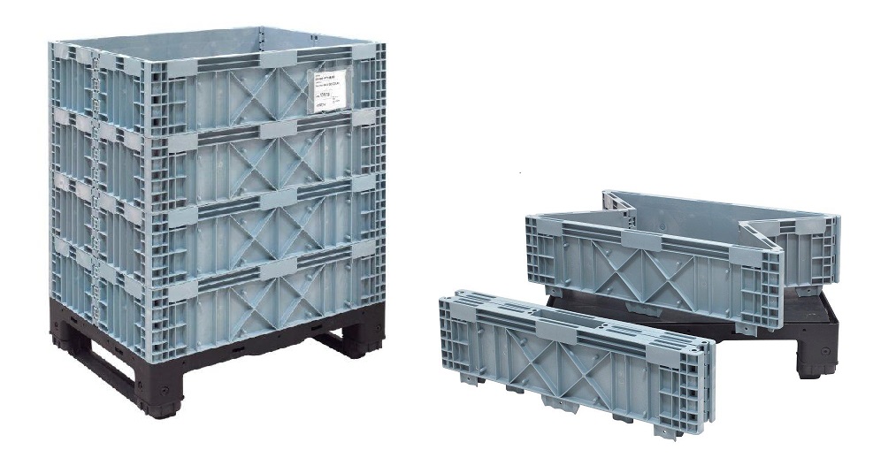 La caisse palette modulable permet de gérer des différentiel de volume produits à traiter