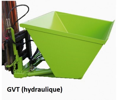 Comparateur Godet hydraulique pour élévateur, petite et moyenne capacité, 0,5 à 1,1 m3