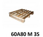 Demi palette bois d'occasion 600x800 OKAPAL 60A80 M 3S - PLANETPAL