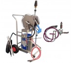 Chariot de moussage / lavage inox à enrouleur LAMA® - WEST ARC