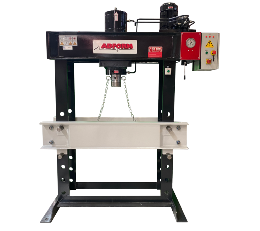 Presse hydraulique d'atelier Adform - Modèle HD - 20-600 tonnes - manuelle ou motorisée - DIDELON MACHINES OUTILS