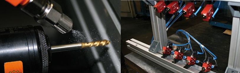 Microlubrification et micropulvérisation peremttent de réduire les quantités de lubrifiant industriel consommées.