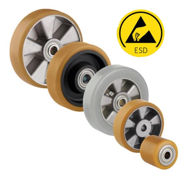 Roues Novatech en polyuréthane coulé personnalisables