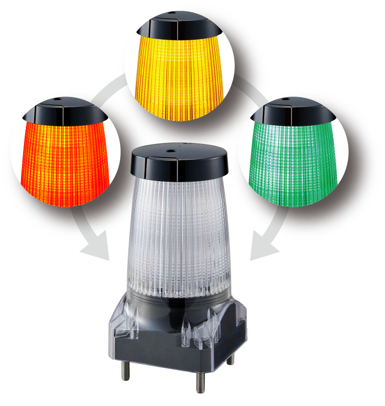 GL10 de PATLITE : le feu flash tout-terrain pour les professionnels du chantier et de l'industrie
