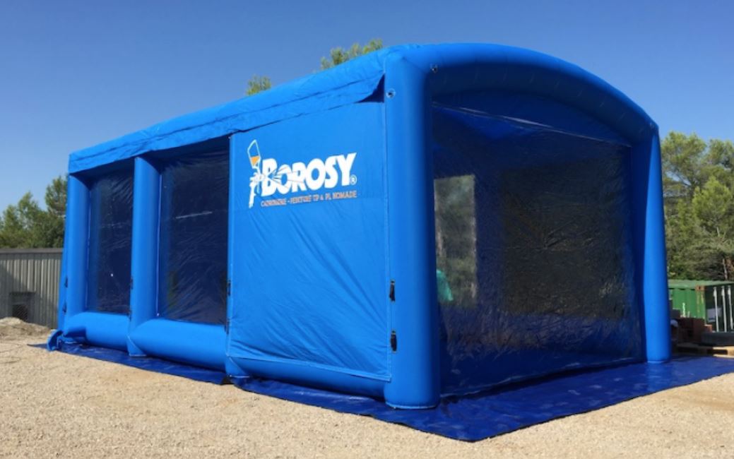 Vos avantages avec la cabine de peinture gonflable pour l'industrie