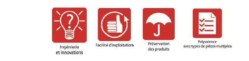 Avantage de la base tractable 5 niveaux MANUBOB INDUSTRIE