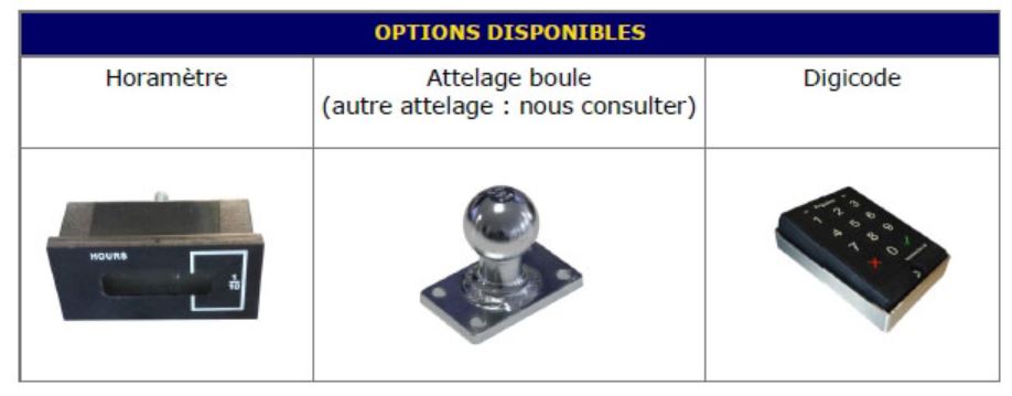 Un tracteur pousseur à système de levage personnalisable