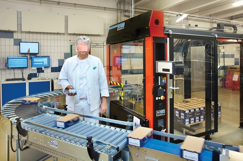  Robot in a box sur ligne de conditionnement alimentaire 