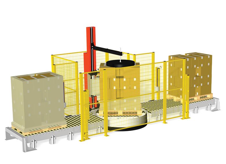 Intégration de la filmeuse automatique PW1200 dans une ligne de conditionnement
