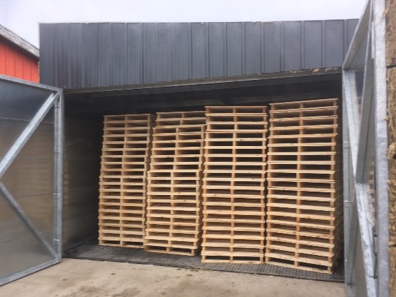  Un four Nimp15 grande capacité capable de traiter un camion complet de palettes en 1 cycle 