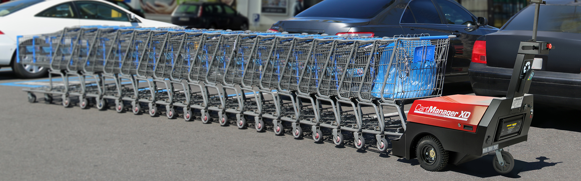  Un pousseur électrique pour chariots magasins de conception étudiée 