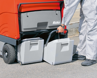 Des bacs à déchets facilement accessibles