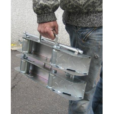 Dérouleur mallette pliable réglable COMPACT 200 pour touret Ø 200 à 700 mm