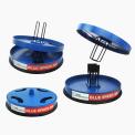 Dérouleur vertical 3 en 1 pour tourets bobines et couronnes BLUE SPEED 380 kg