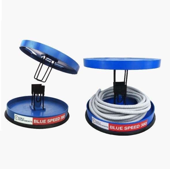 Vente Dérouleur vertical 3 en 1 pour tourets bobines et couronnes BLUE SPEED 380 kg (CABLE EQUIPEMENTS)