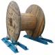 Dérouleur pour touret à soulèvement par vérin hydraulique 7 à 10T