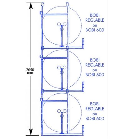 Vente Rack distributeur de couronnes et bobines modulaire BOBI® (CABLE EQUIPEMENTS)