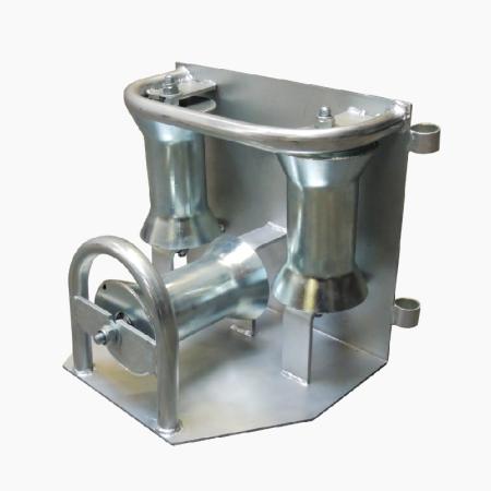 Poulie 3 galets pour déroulage en angle PL3AC-ANG