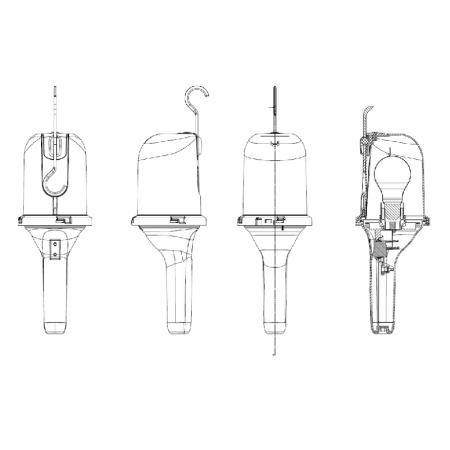 Achat Baladeuse industrielle 60W - AMPOULE CL65