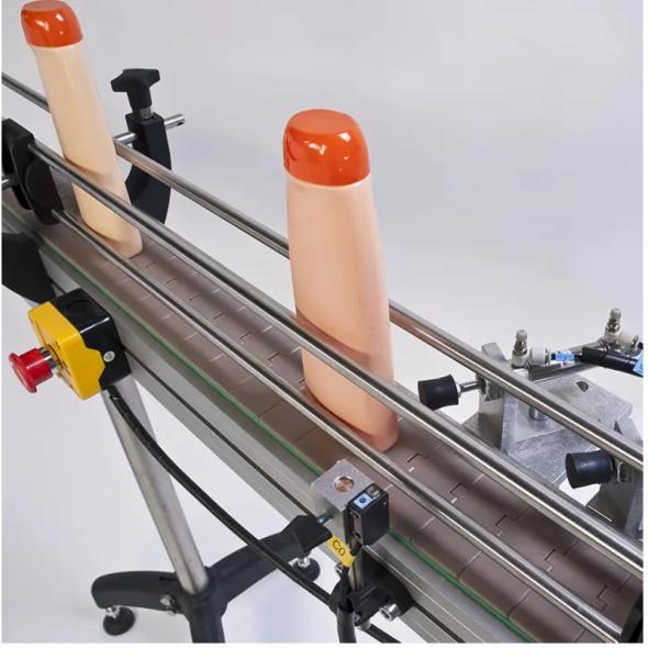Convoyeur à chaine flexible 1-2-3 voies pour ligne de conditionnement