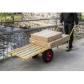 Achat Chariot à bras grand plateau 1 essieu 500 kg - KM129
