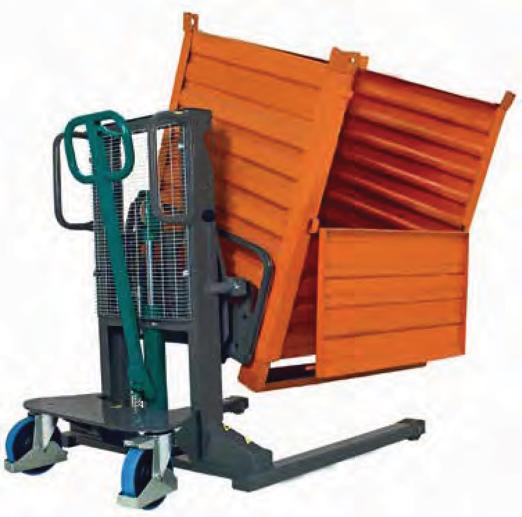 Gerbeur basculeur de conteneur latéral - XRF evo - HABRIAL MANUTENTION