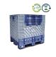 Location de caisse palette plastique pliable 1200 - contact alimentaire