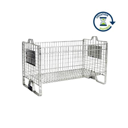 Location de panier Auto grillagé gerbable