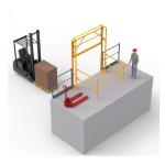 Barrière écluse repliable à effacement vertical SG44 - AC2M