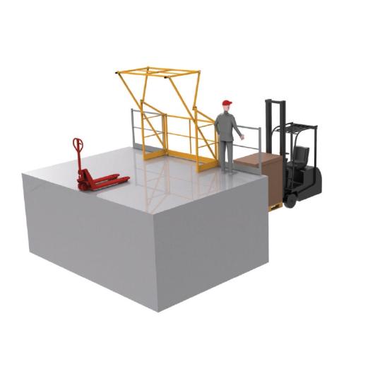 Barrière écluse basculante pour palette SG1 - AC2M