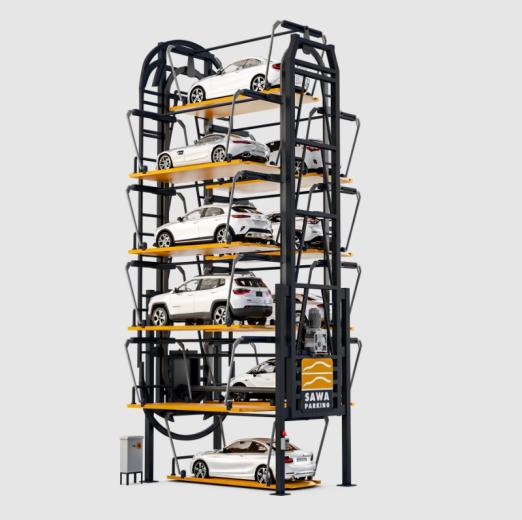 Parking vertical de stationnement rotatif RPS - BCLMS BERRY CONSULT LEVAGE MANUTENTION STOCKAGE