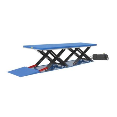 Table élévatrice à double ciseaux extra plate