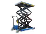 Table élévatrice mobile triple ciseaux à levée électrique SC-500-T-E - HABRIAL MANUTENTION