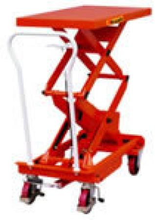 Table élévatrice manuelle 2 ciseaux superposés BSD
