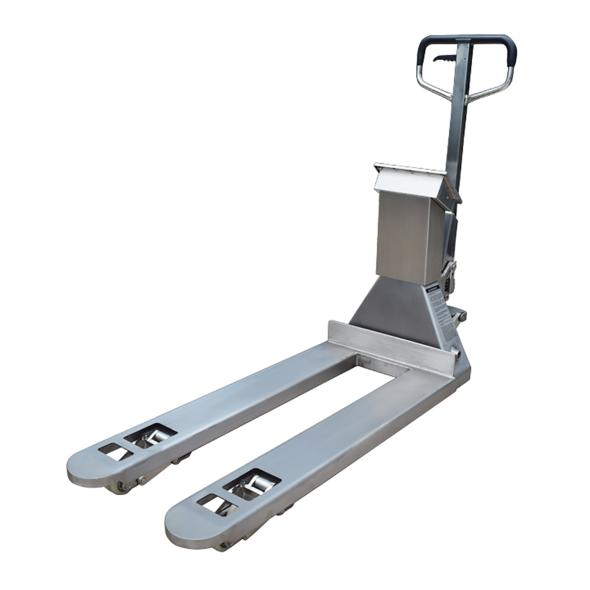 Achat Transpalette peseur inox a indicateur LCD TP410i - métrologie légale possible