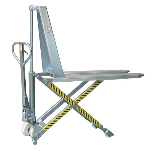 Transpalette manuel haute levée inox ECO ACS1054M - HABRIAL MANUTENTION