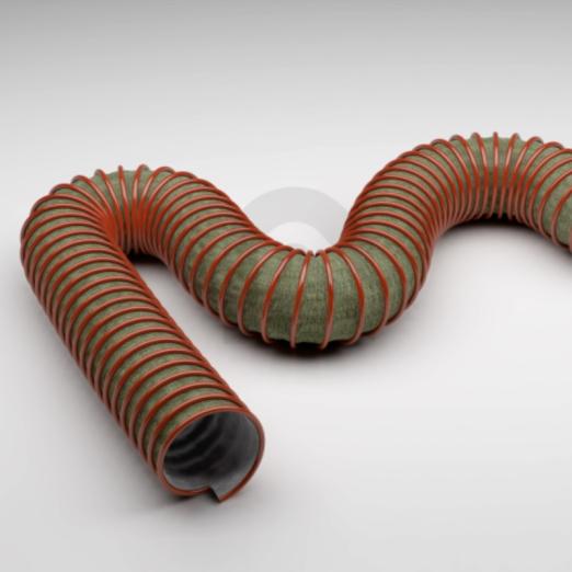 Tuyau spiralé pour gaz d'échappement jusqu'à 300°C  Carflex 300 - MASTERFLEX