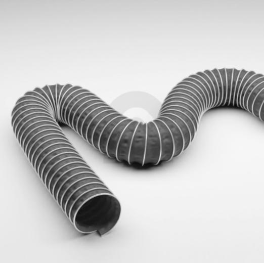 Gaine d'aspiration pour gaz d'échappement 300°C Master-Clip HT - MASTERFLEX