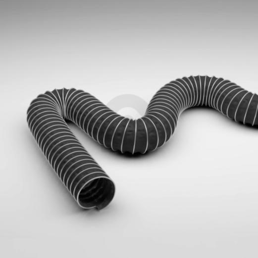 Gaine de ventilation antistatique en toile polyester enduite PVC - MASTERFLEX