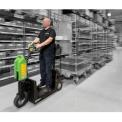 Tracteur logistique électrique à conducteur porté