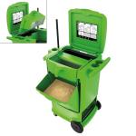Chariot distributeur et recycleur d'absorbant TOUCAN BOX - DIFOPE