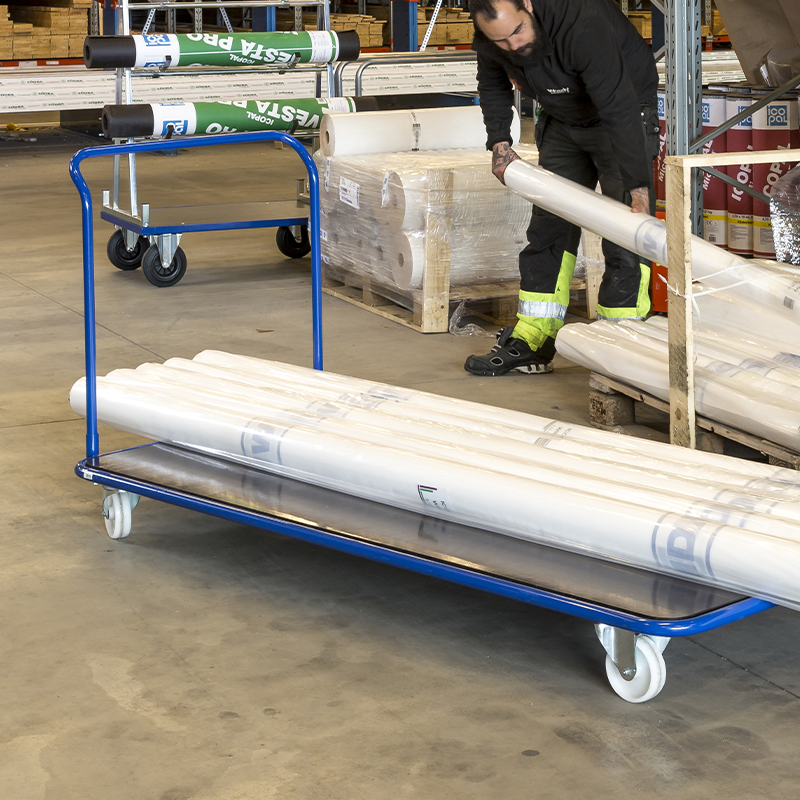 Chariot plateforme longue - 500 kg - ACTIVERGO