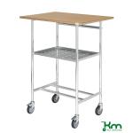 Table de travail mobile à roulettes - 1 plateau + 2 tablettes - ACTIVERGO