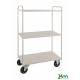 Achat Chariot desserte haut soudé 3 ou 5 étagères 400 kg KM4145-EB