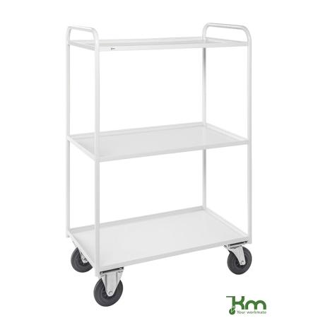 Achat Chariot desserte haut soudé - 3 ou 5 étagères à rebord 400 kg