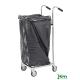 Chariot ESD pour sacs poubelles - 125L à poignées ergonomiques