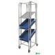 Vente Chariot ESD porte-bacs 600x400 à étagères inclinables (ACTIVERGO)