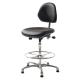 Achat Siège atelier rembourré ESD 5 branches avec repose-pieds - Aktiv
