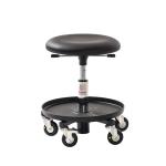 Tabouret d'atelier à roulettes ESD avec plateau à outils - ACTIVERGO