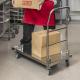 Achat Chariot plateforme inox C2 à poignée repliable 100 kg KM60360